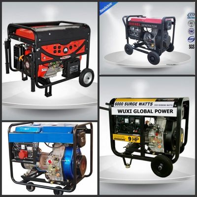 چین 6.5 KVA Single Phase Gasoline Generator Set Air Cooled Power By Honda Engine تامین کننده