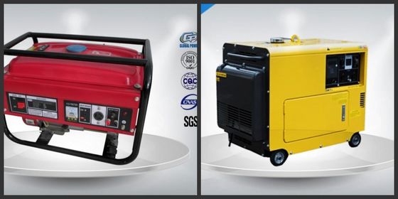 چین 10-12 Kva Open Portable Gasoline Generator Set Silent With Electric Starter تامین کننده