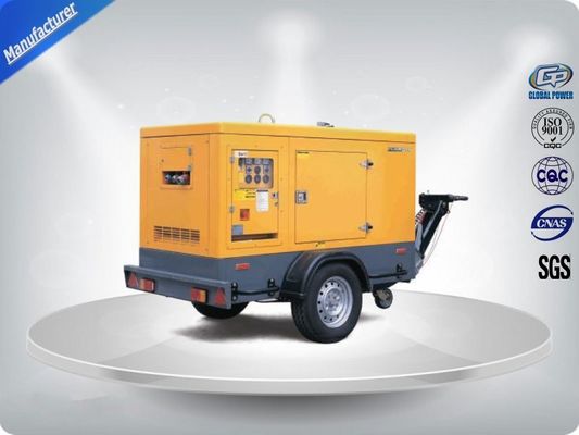 چین Brushless Portable Mobile Generators Trailer Mounted Class H Insulation تامین کننده