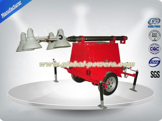 چین Lead Acid Battery Generator Light Tower Trailer For Emergency Lighting تامین کننده