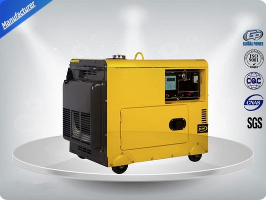 چین 4.5kva Silent Diesel Generator For  Home Use 3 Phase Portable Generator Set 72 dB With Digital Panel , Silent Frame تامین کننده