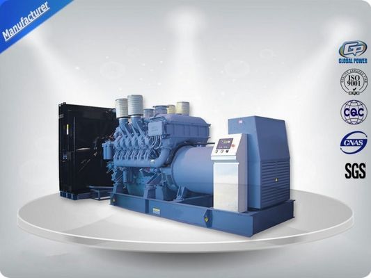 چین موتور MTU موتور دیزل سنگین 24 ولت DC الکتریکی 50hz 2250-2500 kw / kva تامین کننده