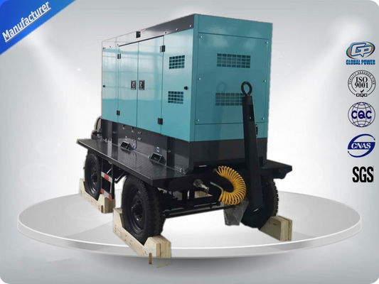 چین 80kw 100kva Silent Type Trailer Mounted Generator With Cummins / Perkins Diesel Engine تامین کننده