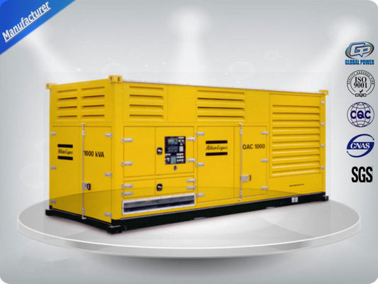 2250-2500 kw/kva مجموعه ژنراتور کانتینر MTU ضد صدا با برق 24 ولت DC تامین کننده