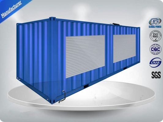 Container Type Silent Diesel Genset , Diesel Generator Set 600-750 Kw / Kva تامین کننده