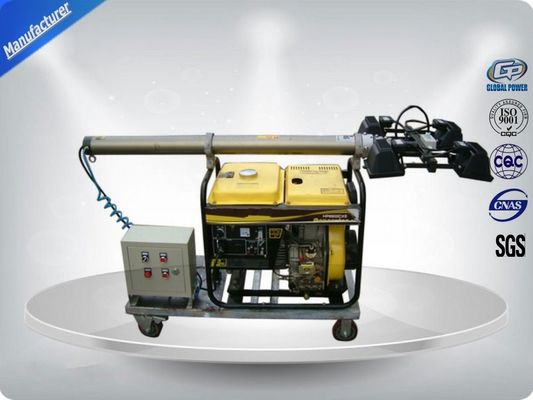 Super Silent Towable Light Tower / Water Cooling Mobile Lighting Tower Hire تامین کننده