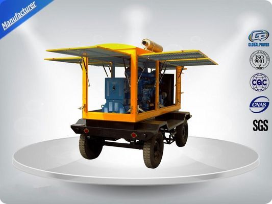 Movable Three Phase Trailer Mounted Generator Silent Type 200-500Kw 600Kva تامین کننده