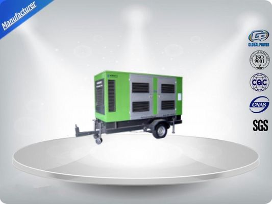 Canopied Silent Rental Trailer Genset Rental 1500 R / Min Engine Speed تامین کننده