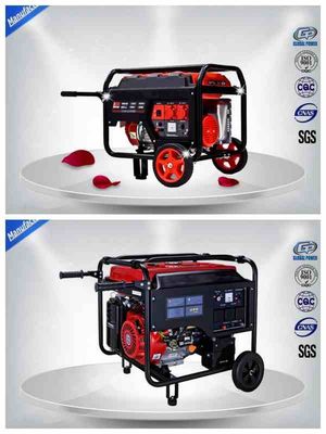 ژنراتورهای دیزل 5kva دیجیتال بنزین مسکونی تک فاز قابل حمل ISO9001 تامین کننده