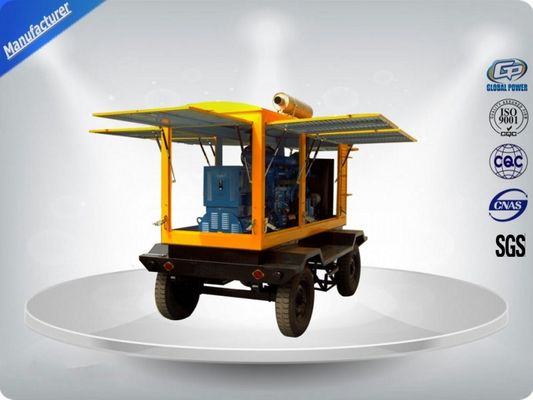 Moblie Tralier Diesel Generator Set 4 Stroke 50kva ISUZU Diesel Genset 4JB1T-S / 46 تامین کننده