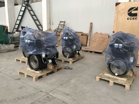 مجموعه ژنراتور باز الکترونیکی KOFO آب دریا خنک کننده بدون برس Genset با 3 فاز 4 سیم تامین کننده